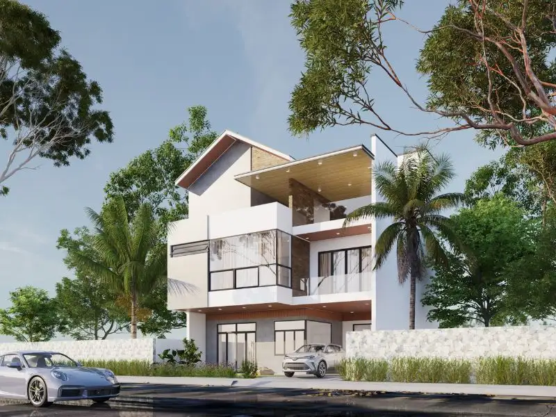 Mẫu nhà đẹp 10x20m mái chữ A tinh tế từng góc nhìn Xây dựng Nhất Tín 2