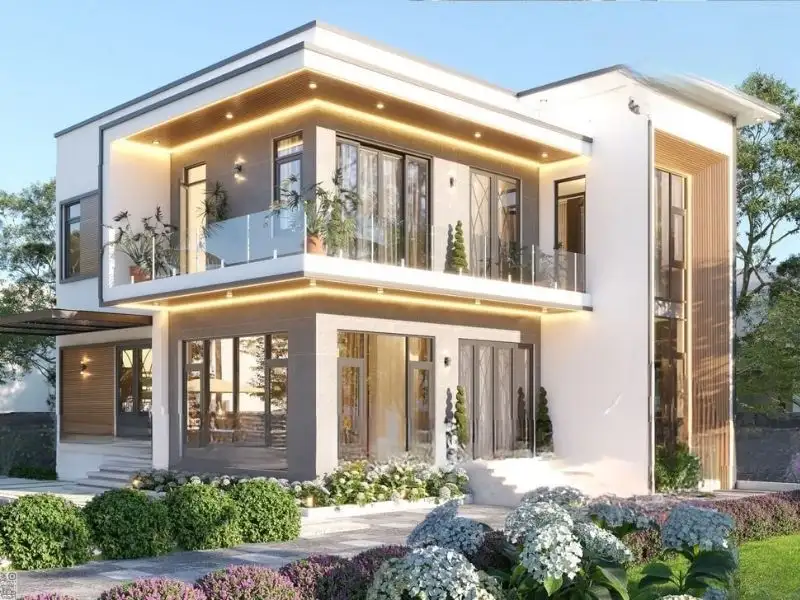 Mẫu nhà ngang 10m sâu 7m tạo sự khác biệt Xây dựng Nhất Tín 1