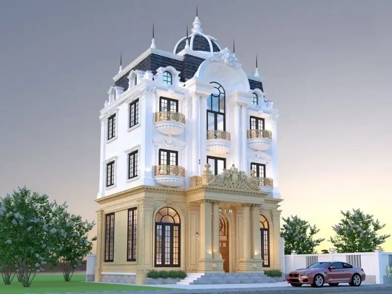 Mẫu nhà ngang 10m sâu 7m tạo sự khác biệt Xây dựng Nhất Tín 1