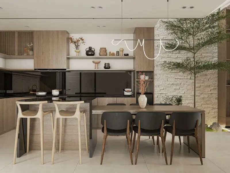 Mẫu nhà phố 10mx5m 2 tầng tinh tế đầy Hiện Đại Xây dựng Nhất Tín 1