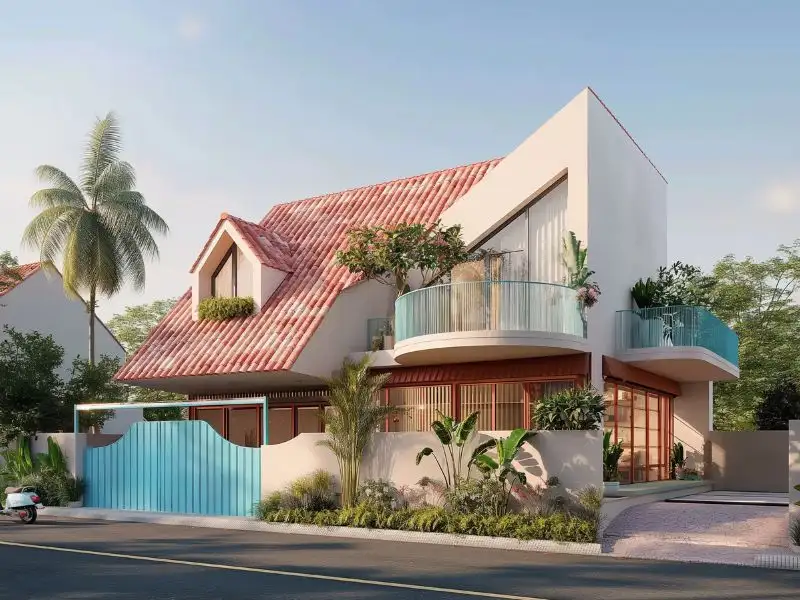 Mẫu nhà phố 10x15m 3 phòng ngủ Địa Trung Hải ấn tượng Xây dựng Nhất Tín 1