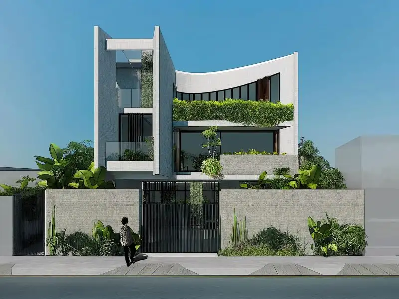 Mẫu nhà phố 10x15m 3 tầng phong cách Công Nghiệp vô cùng đẳng cấp Xây dựng Nhất Tín 1