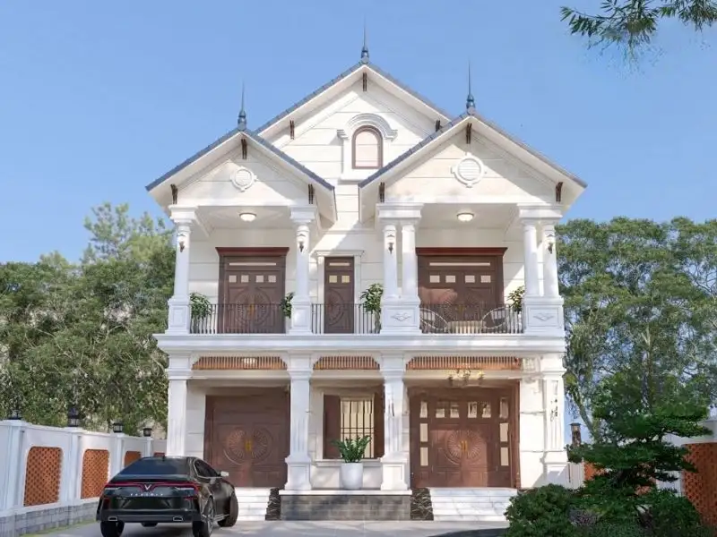 Mẫu nhà phố ngang 10m đáp ứng công năng tiện lợi Xây dựng Nhất Tín 1