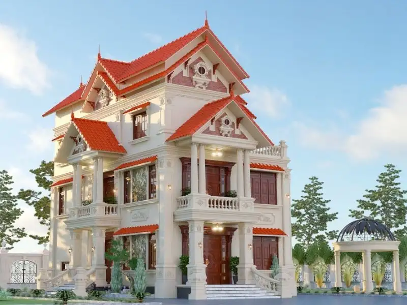 Nhà mái Thái 10x20 đẳng cấp trong từng đường nét xây dựng Nhất Tín 1