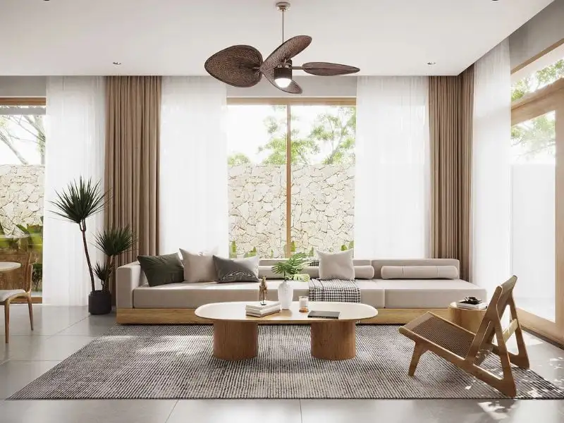 Nhà mặt tiền 10mx8m sử dụng chất liệu tự nhiên cao cấp Xây dựng Nhất Tín 1
