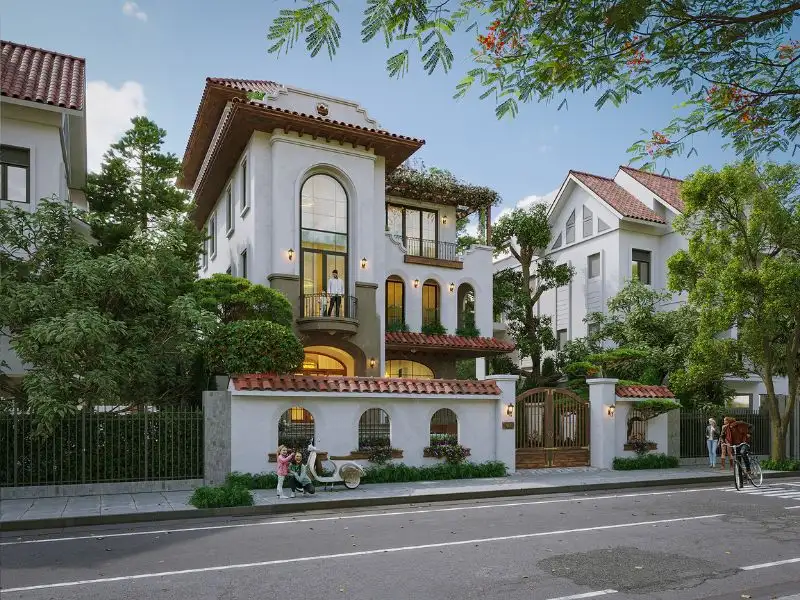 Nhà ống dài 10m sâu 4m phong cách Địa Trung Hải ấn tượng Xây dựng Nhất Tín 1