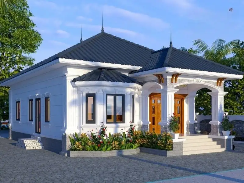 Thiết kế nhà 10m sâu 12m tối ưu từng m2 Xây dựng Nhất Tín 1