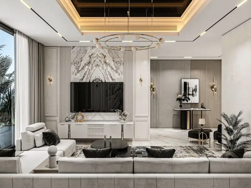 Thiết kế nhà ngang 10m sâu 5m 2 tầng có gara đỗ xe riêng biệt xây dựng Nhất Tín 1