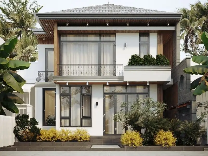 Thiết kế nhà ngang 10m sâu 5m tối ưu phong cách sống Xây dựng Nhất Tín 1