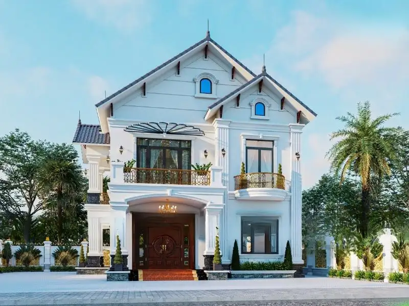 Thiết kế nhà phố 10m mái Thái mang đến vẻ đẹp thanh thoát Xây dựng Nhất Tín 1