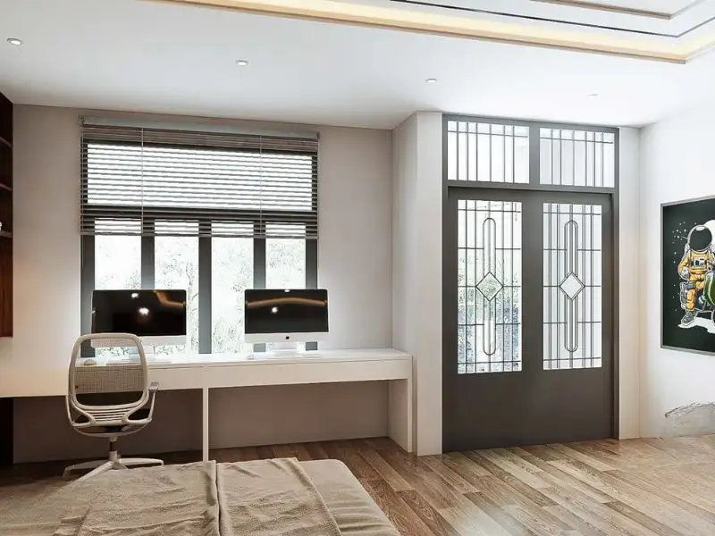 Thiết kế nhà phố 10mx6m 4 tầng mái Mansard Xây dựng Nhất Tín 1