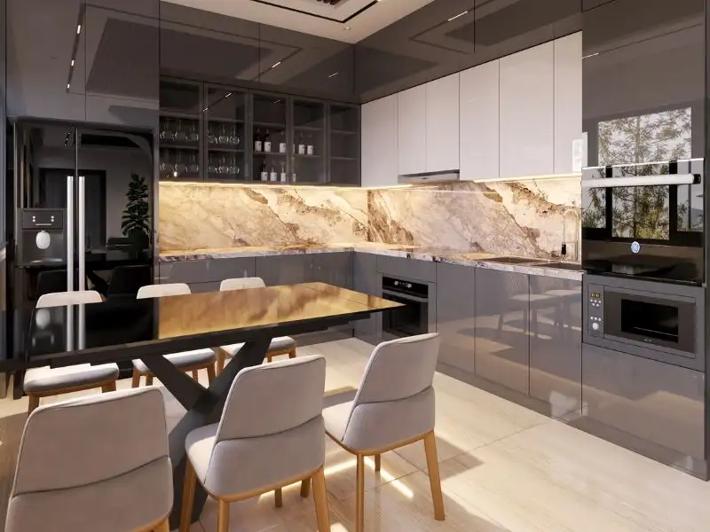 Thiết kế nhà phố 10x5m 4 tầng không gian sống rộng rãi, đẳng cấp Xây dựng Nhất Tín 1