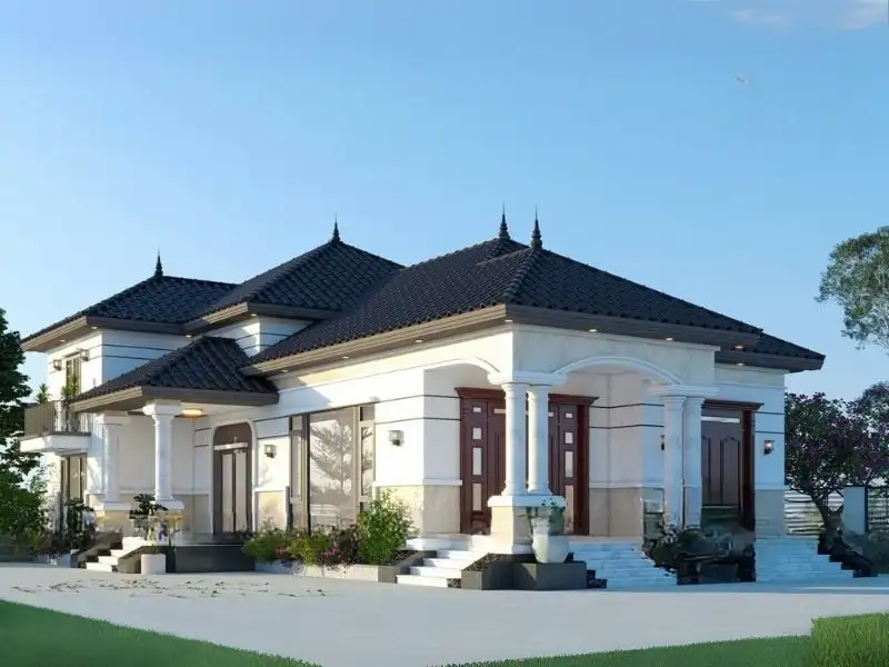 Thiết kế nhà rộng 10m theo số lượng phòng ngủ và công năng sử dụng xây dựng Nhất Tín 1