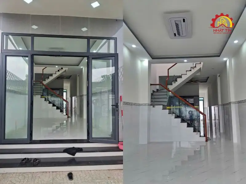 Hoàn thiện và bàn giao nhà 1 trệt 1 lầu cho gia đình anh Lữ Xây dựng Nhất Tín 1