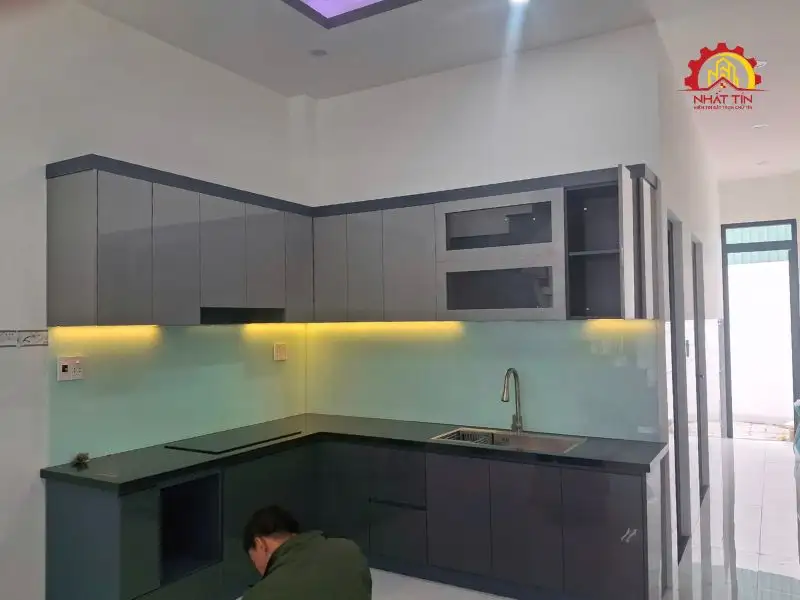 Hoàn thiện và bàn giao nhà 1 trệt 1 lầu cho gia đình anh Lữ Xây dựng Nhất Tín 1