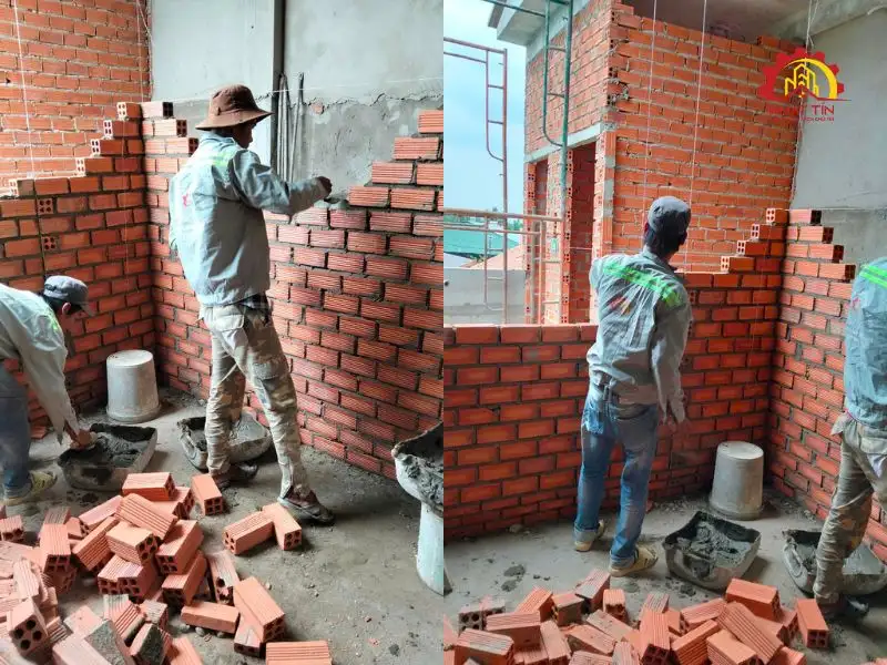 Hoàn thiện và bàn giao nhà 1 trệt 1 lầu cho gia đình anh Lữ Xây dựng Nhất Tín 1