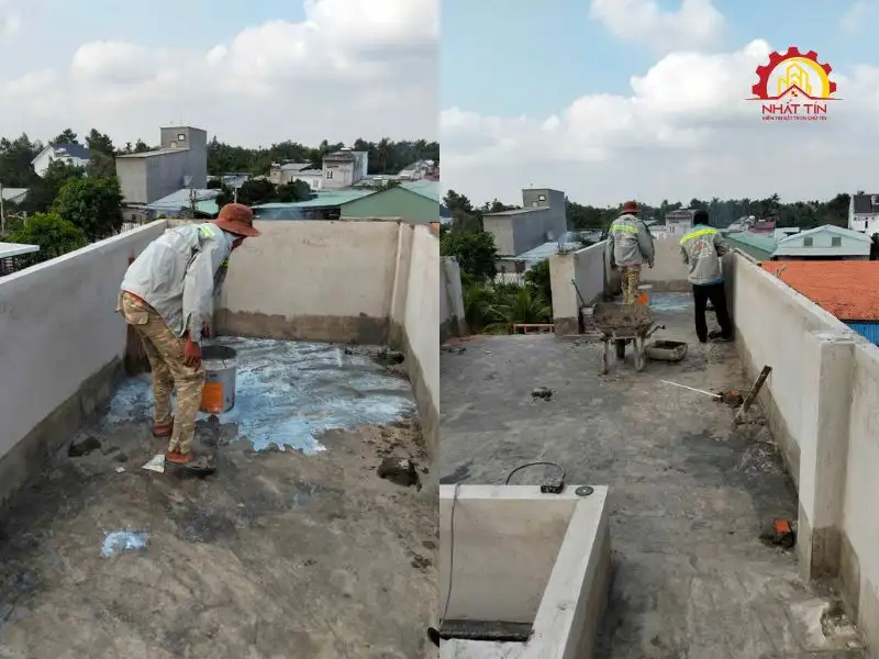 Hoàn thiện và bàn giao nhà 1 trệt 1 lầu cho gia đình anh Lữ Xây dựng Nhất Tín 1