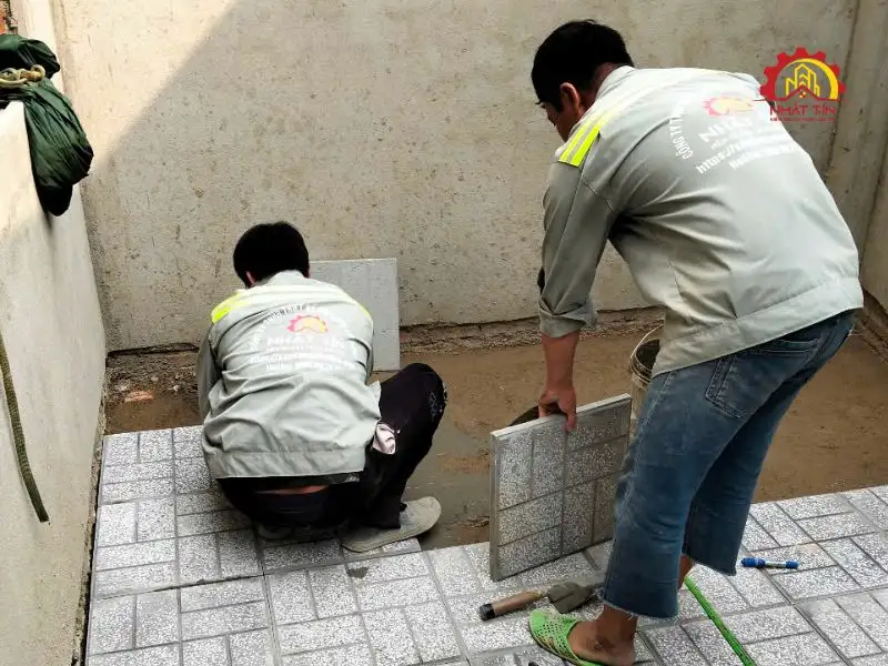 Hoàn thiện và bàn giao nhà 1 trệt 1 lầu cho gia đình anh Lữ Xây dựng Nhất Tín 1