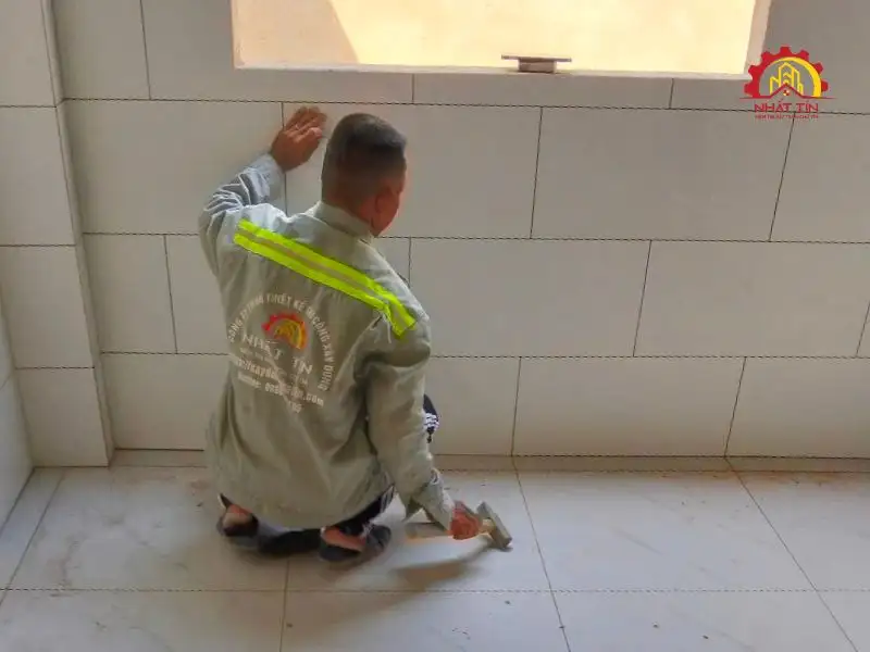 Hoàn thiện và bàn giao nhà 1 trệt 1 lầu cho gia đình anh Lữ Xây dựng Nhất Tín 1