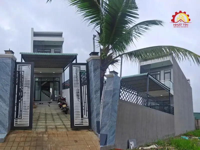 Hoàn thiện và bàn giao nhà 1 trệt 1 lầu cho gia đình anh Lữ Xây dựng Nhất Tín 1