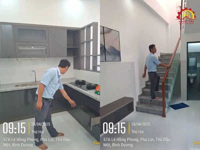 Hoàn thiện và bàn giao nhà 2 tầng cho gia đình chị Ngọc Thanh Xây dựng Nhất Tín 1