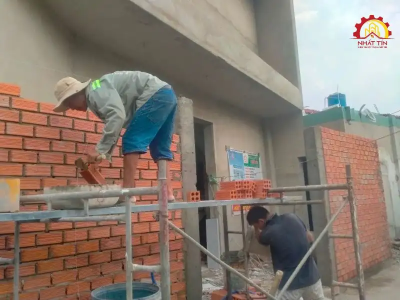 Hoàn thiện và bàn giao nhà 2 tầng cho gia đình chị Ngọc Thanh Xây dựng Nhất Tín 1