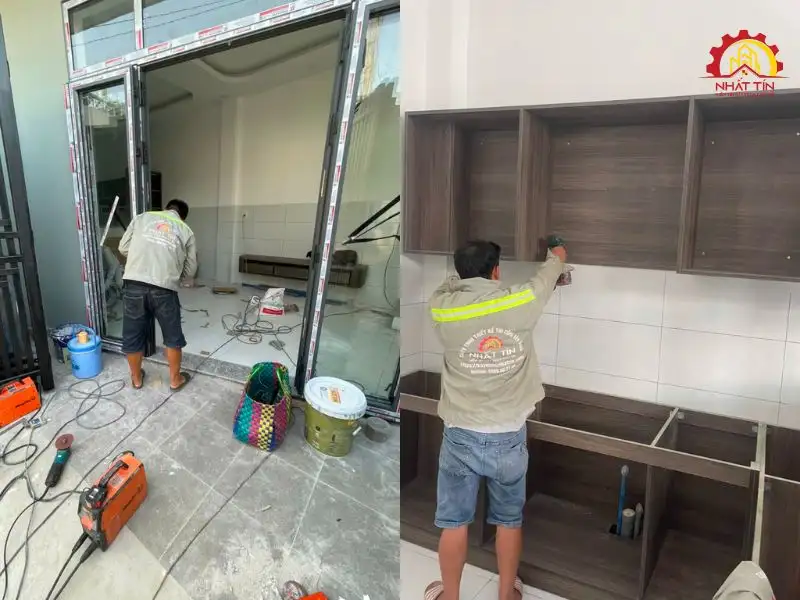 Hoàn thiện và bàn giao nhà 2 tầng cho gia đình chị Ngọc Thanh Xây dựng Nhất Tín 1