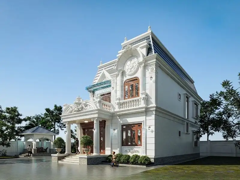 Mặt tiền nhà ống 3 tỷ mặt tiền kết hợp họa tiết tinh xảo Xây dựng Nhất Tín 1