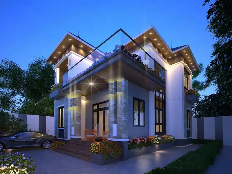 Mẫu nhà đẹp dưới 4 tỷ bố trí không gian thông minh Xây dựng Nhất Tín 1