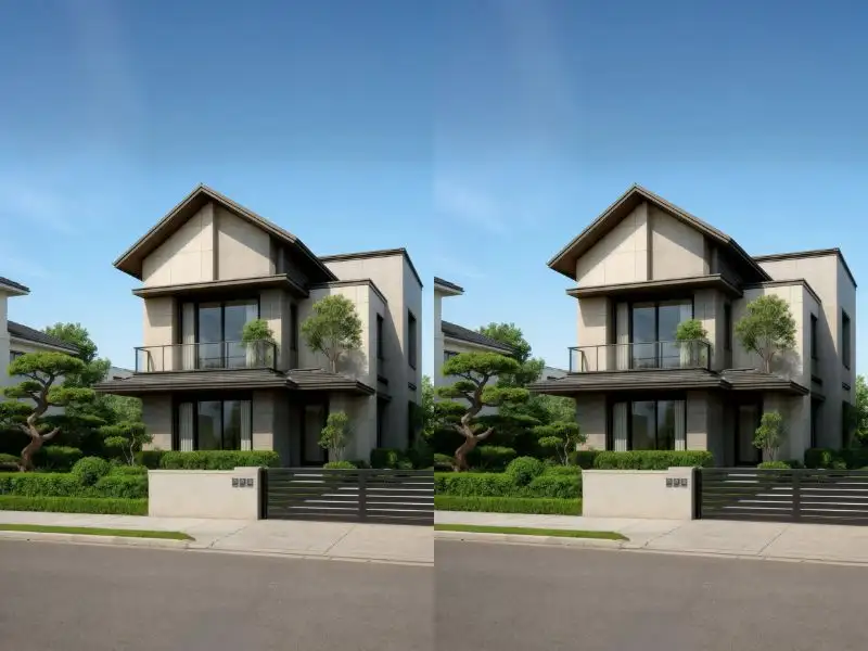 Thiết kế nhà phố 2 tầng 3 tỷ có khuôn viên nghỉ dưỡng cho gia đình Xây dựng Nhất Tín 1
