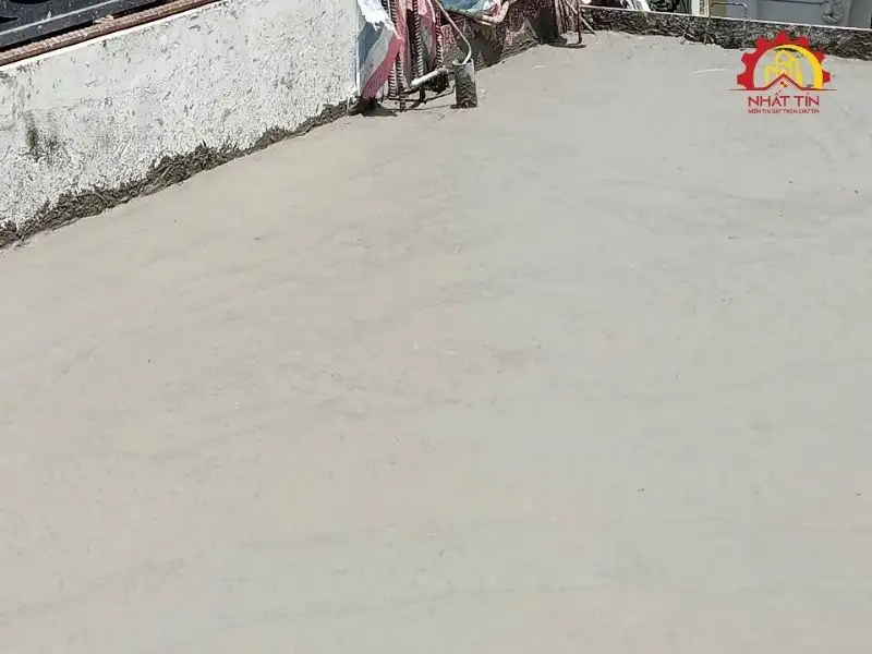 Giai đoạn thi công phần thô nhà 3 tầng, 1 tầng lửng, 1 tum và sân thượng cho gia đình nhà anh Ngoan tại Gò Vấp Xây dựng Nhất Tín 1
