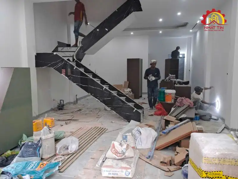 Hoàn thiện và bàn giao nhà anh Vân tại Bến Lức - Long An Xây dựng Nhất Tín 1