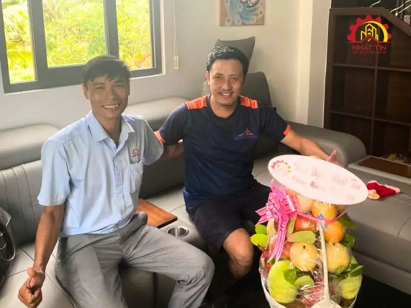 Hoàn thiện và bàn giao nhà anh Vân tại Bến Lức - Long An Xây dựng Nhất Tín 1