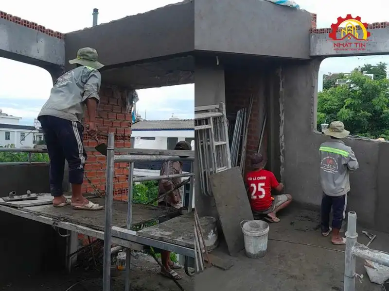 Hoàn thiện và bàn giao nhà anh Vân tại Bến Lức - Long An Xây dựng Nhất Tín 1