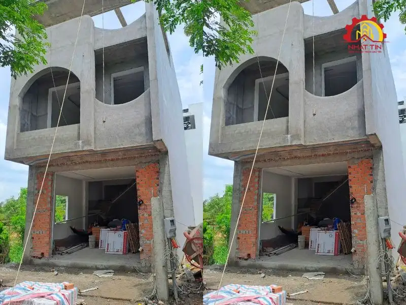 Hoàn thiện và bàn giao nhà anh Vân tại Bến Lức - Long An Xây dựng Nhất Tín 1