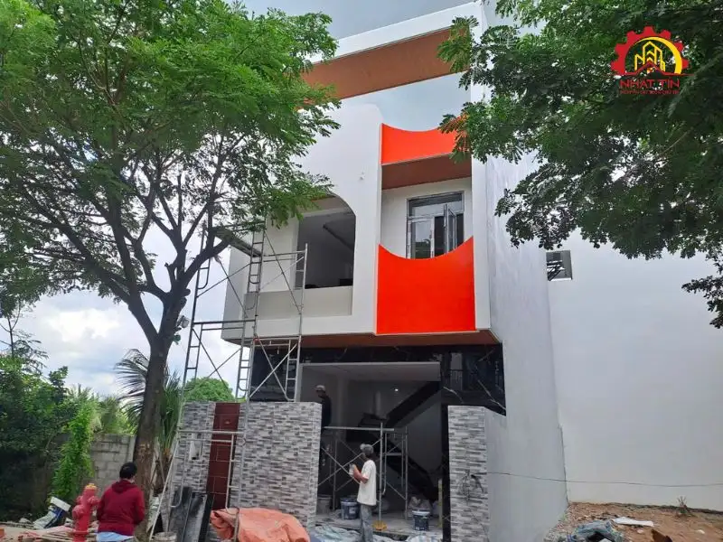 Hoàn thiện và bàn giao nhà anh Vân tại Bến Lức - Long An Xây dựng Nhất Tín 1