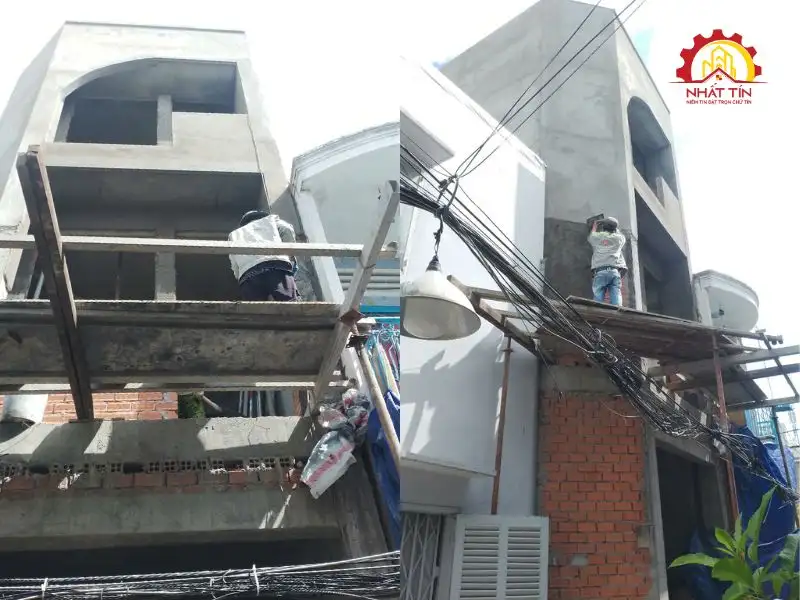 Hoàn thiện và bàn giao nhà chị Hằng ở Bình Thạnh - Hồ Chí Minh Xây dựng Nhất Tín 1