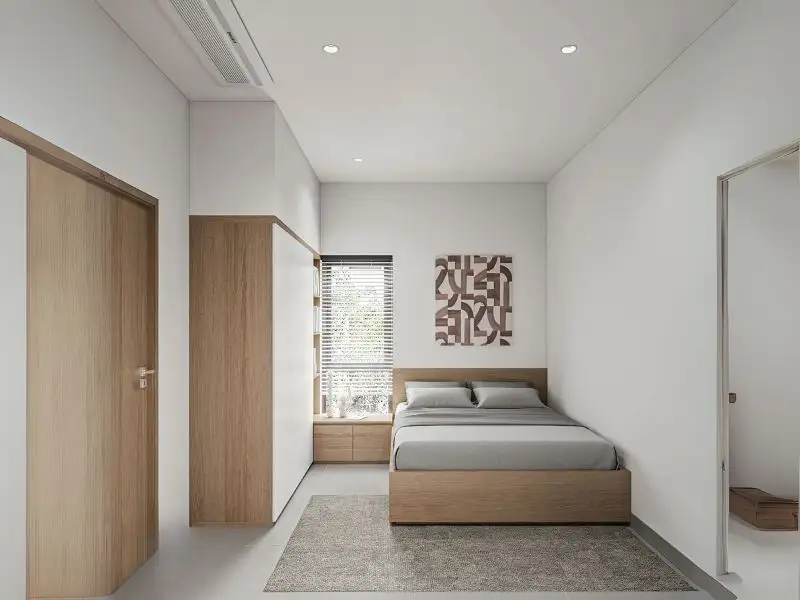 Mẫu nhà 2 tầng 2 phòng ngủ kết hợp không gian xanh mát mẻ Xây dựng Nhất tín 1