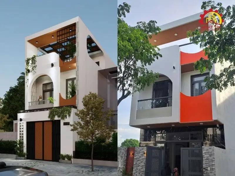 Thông tin dự án xây nhà 1 trệt 2 lầu cho gia đình anh Vân ở Long An Xây dựng Nhất Tín