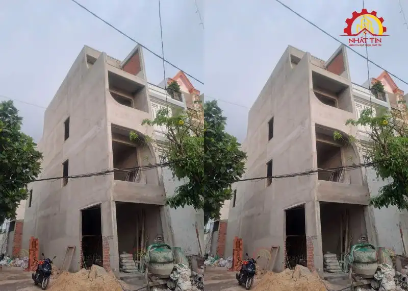Giai đoạn thi công hoàn thiện nhà anh Thuật quận 12 Xây dựng Nhất Tín