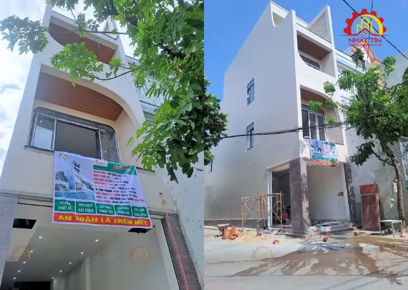 Giai đoạn thi công hoàn thiện nhà anh Thuật quận 12 Xây dựng Nhất Tín
