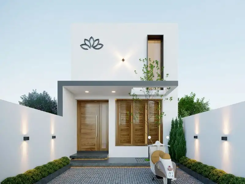 Mẫu nhà 1 tầng có gác lửng mái Bằng kết hợp gỗ ấm cúng xây dựng Nhất Tín 1