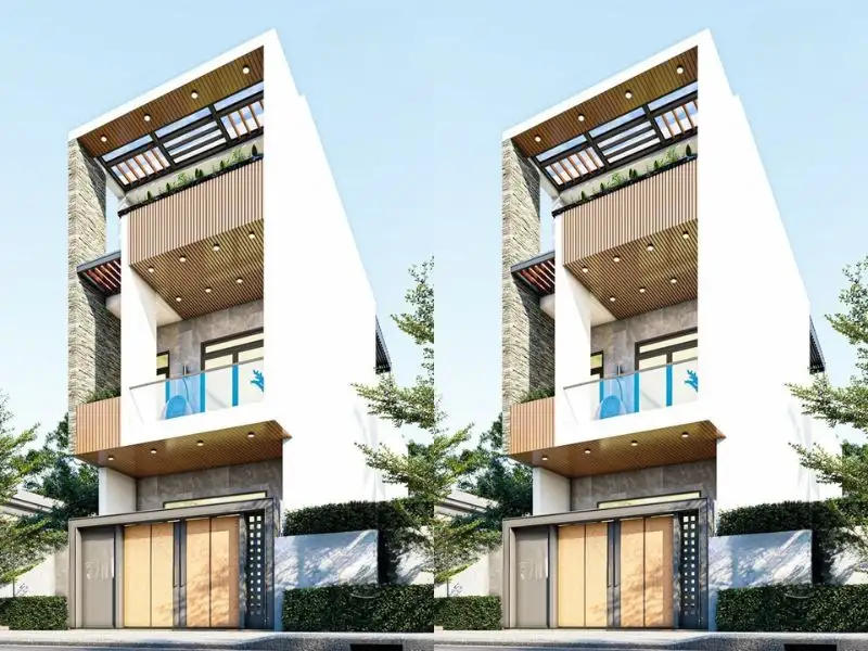 Mẫu nhà 3 phòng ngủ 2 tầng 1 tum sử dụng chất liệu cao cấp sang trọng Xây dựng Nhất Tín 1