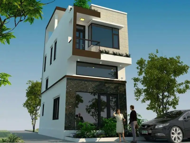 Mẫu nhà có lửng Hiện Đại đẹp 2 tầng tạo dấu ấn riêng xây dựng Nhất Tín 1