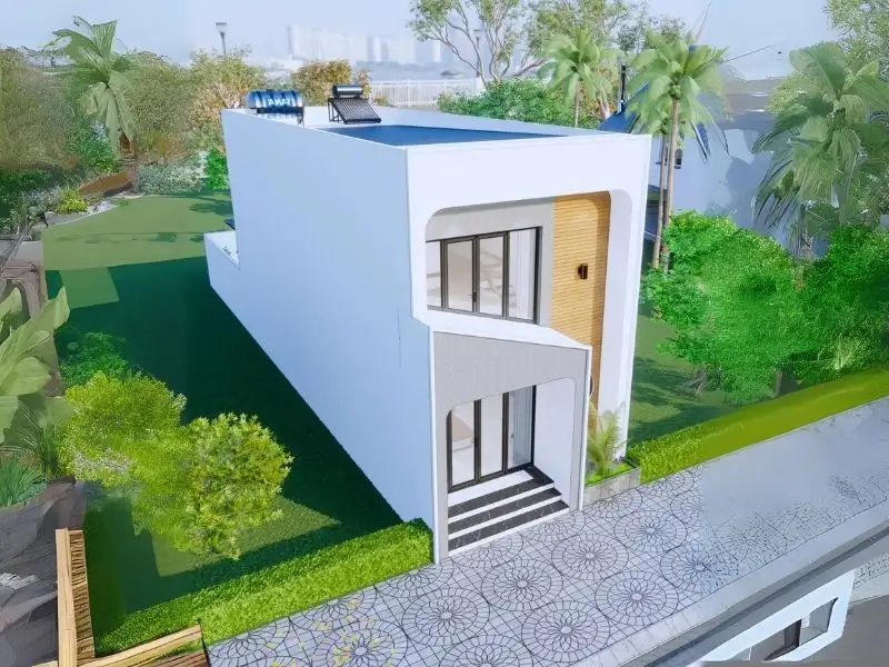 Nhà cấp 4 gác lửng 3 phòng ngủ 1 phòng thờ tiện lợi Xây dựng Nhất Tín 1