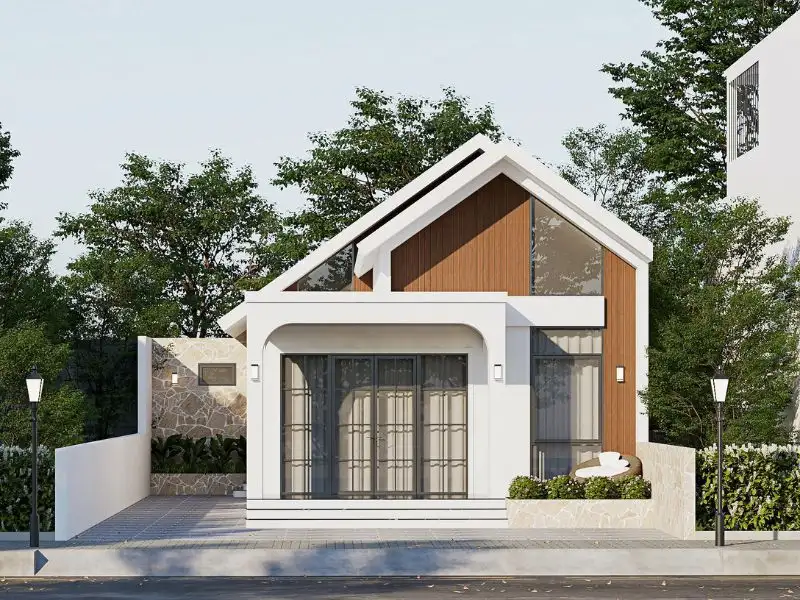 Nhà cấp 4 gác lửng 3 phòng ngủ 500 triệu mái lệch thu hút Xây dựng Nhất Tín