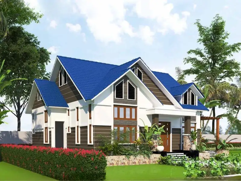 Nhà gác lửng 3 phòng ngủ mái Thái thoáng mát Xây dựng Nhất Tín 1