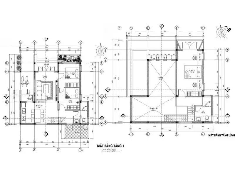 Nhà gác lửng 3 phòng ngủ mái Thái thoáng mát Xây dựng Nhất Tín 1