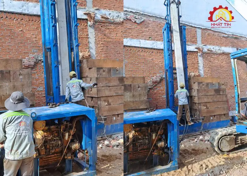 Quá trình thi công phần thô nhà anh Thuật Xây dựng Nhất Tín