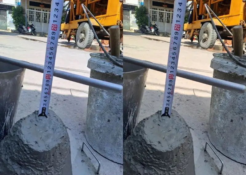 Quá trình thi công phần thô nhà anh Thuật Xây dựng Nhất Tín